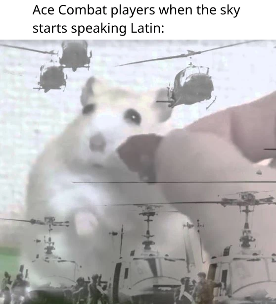 Ace Combat players when the sky starts speaking Latin: