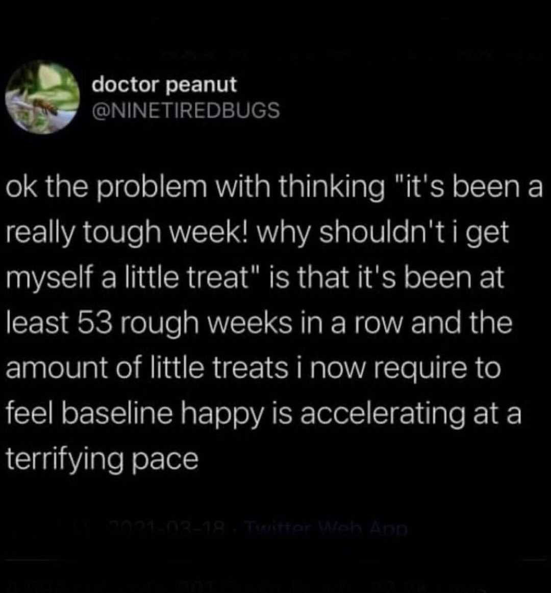 The weekend doesn't count surely?