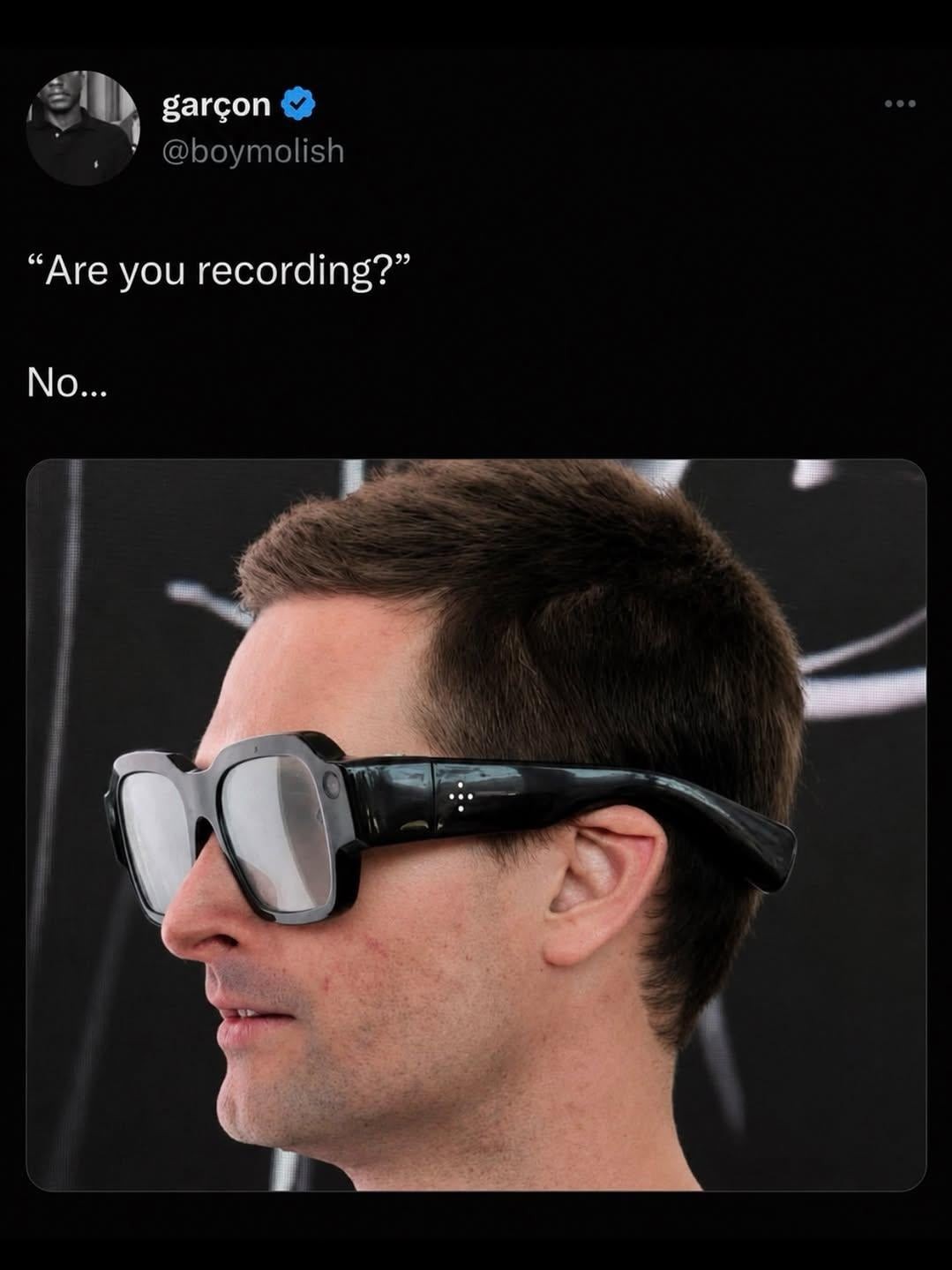 definitely not recording!