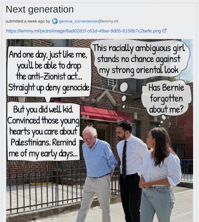 geneva_convenience doesn't like Zohran Mamdani